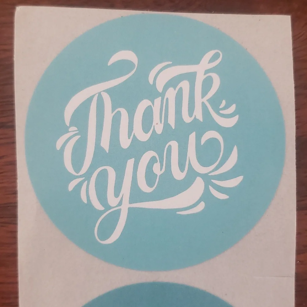 3/$15 THANK YOU STICKERS Set of 50 LARGE 2